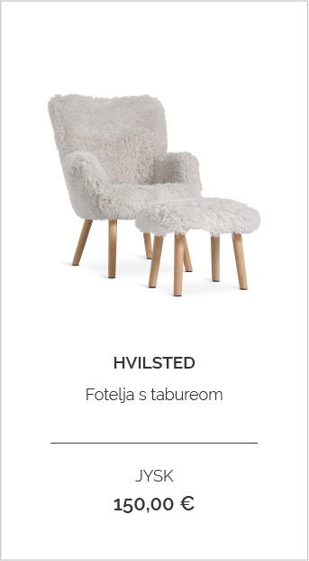 JYSK_Fotelja s tabureom