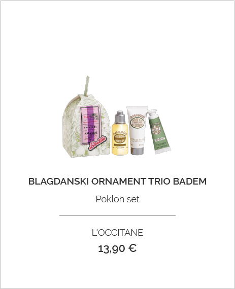Loccitane Blagdanski ornament trio Badem
