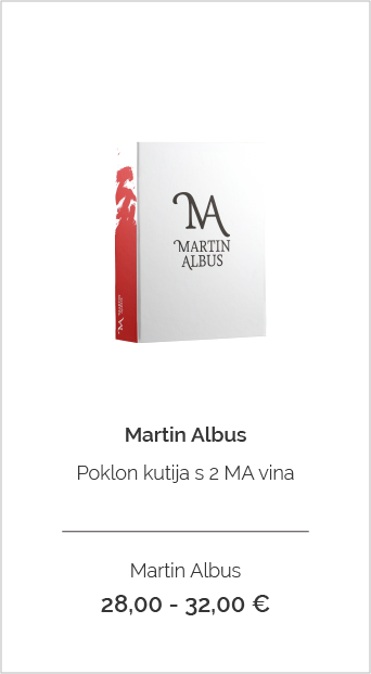 Martin Albus - poklon kutija s 2 MA vina