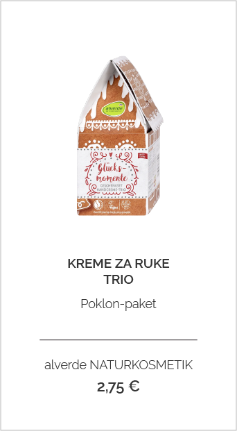 dm - alverde NATURKOZMETIK Kreme za ruke trio